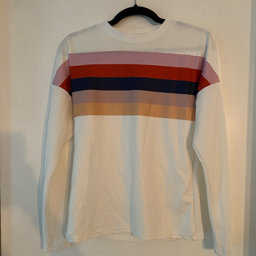 striped ribbed shirt - never worn